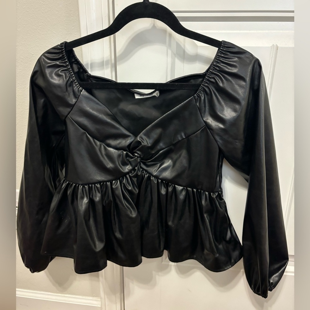 Leather top